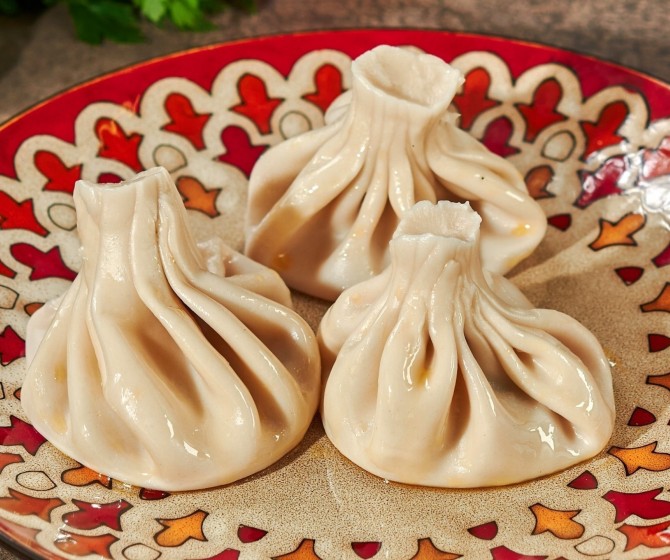 Хинкали отварные с телятиной 3 шт