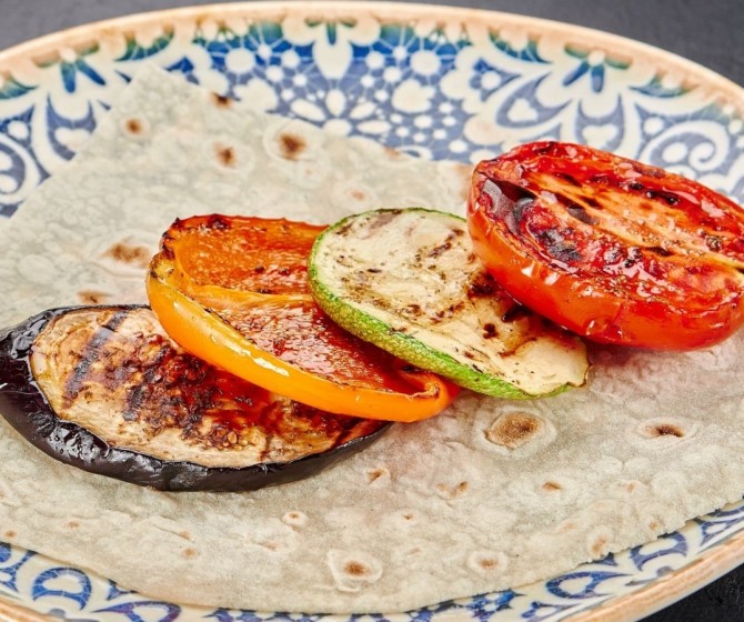 Овощи с открытого огня