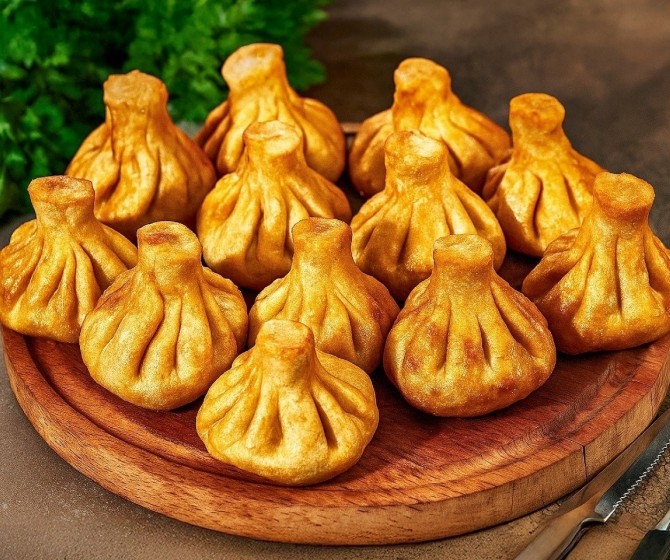 СЕТ Хинкали жареные с бараниной, 10 шт