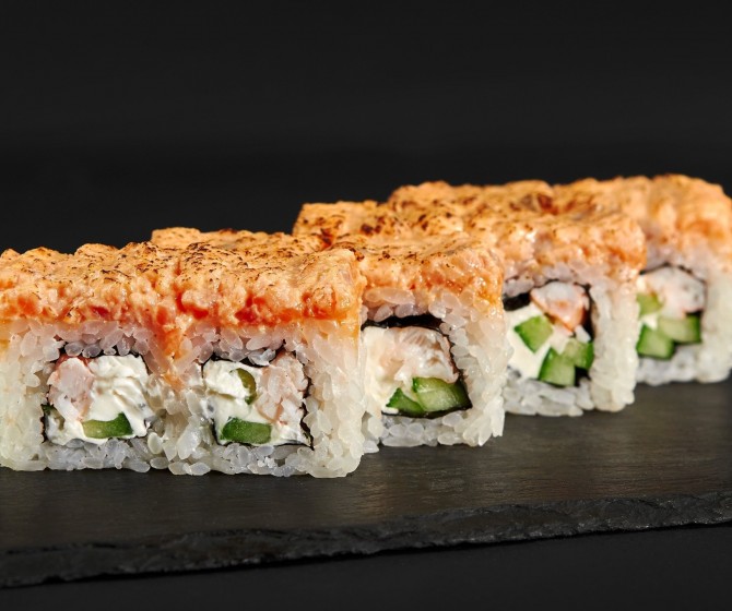 С тар-таром из лосося