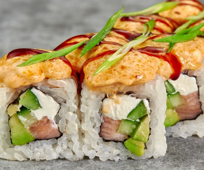 Запеченный с лососем New 