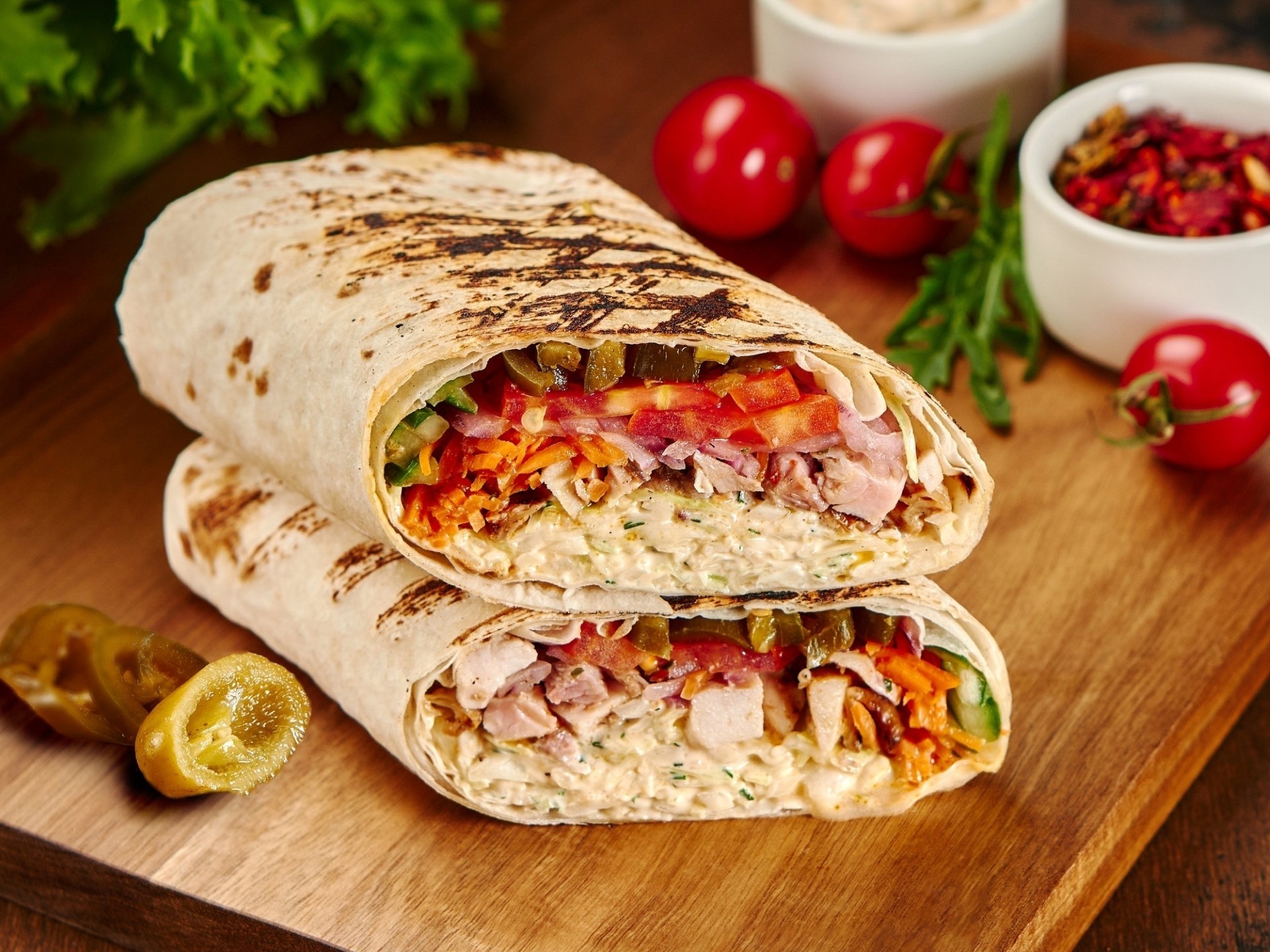 Донер острый с халапеньо