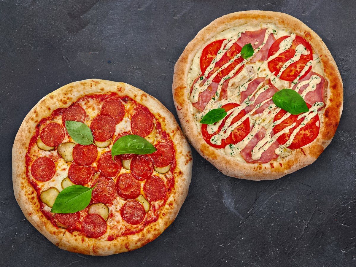 КОМБО Хит 30см: Пепперони по-деревенски+Ранч с курицей и ветчиной