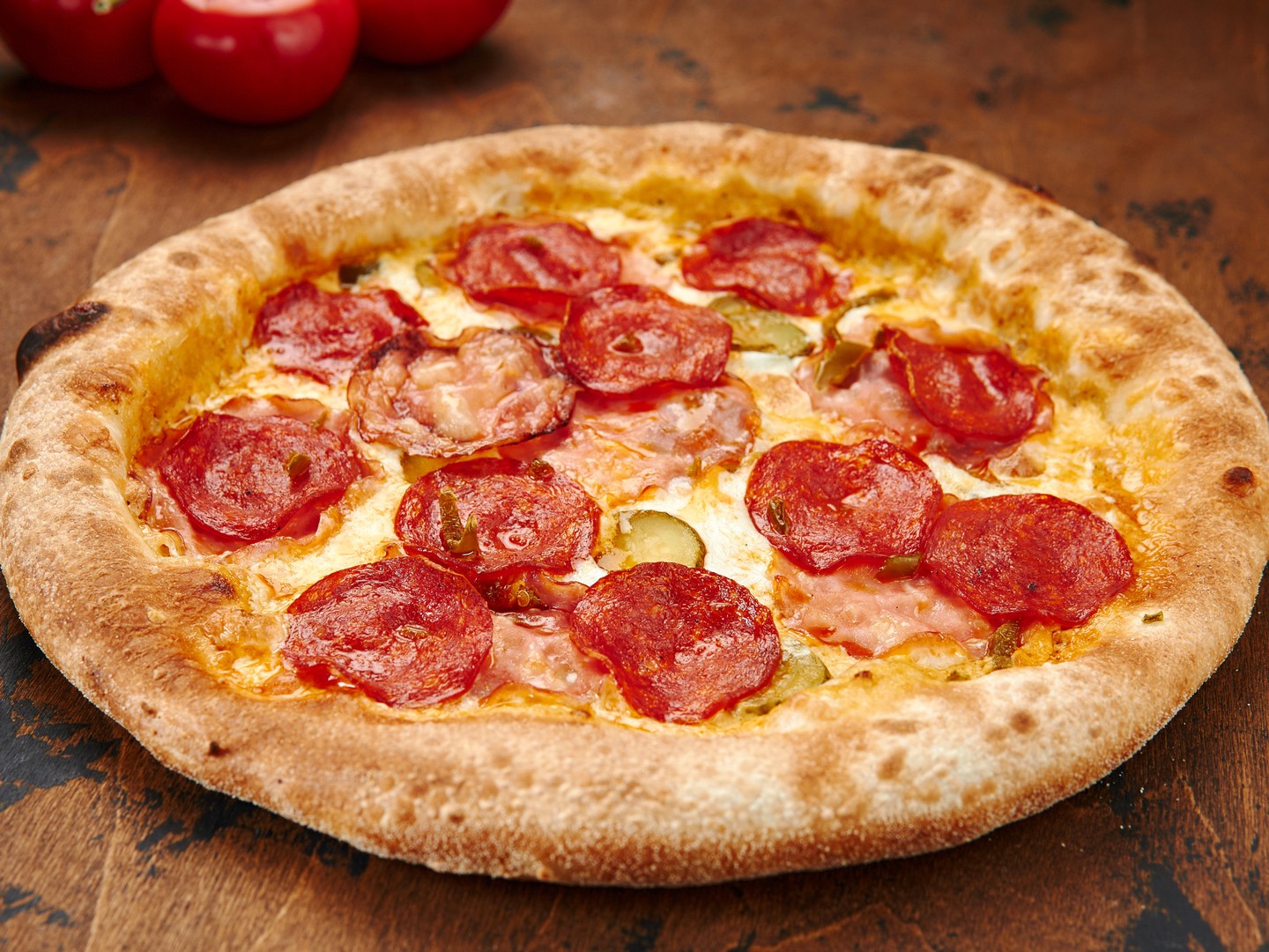 Пицца Ранч с ветчиной и пепперони 30 см