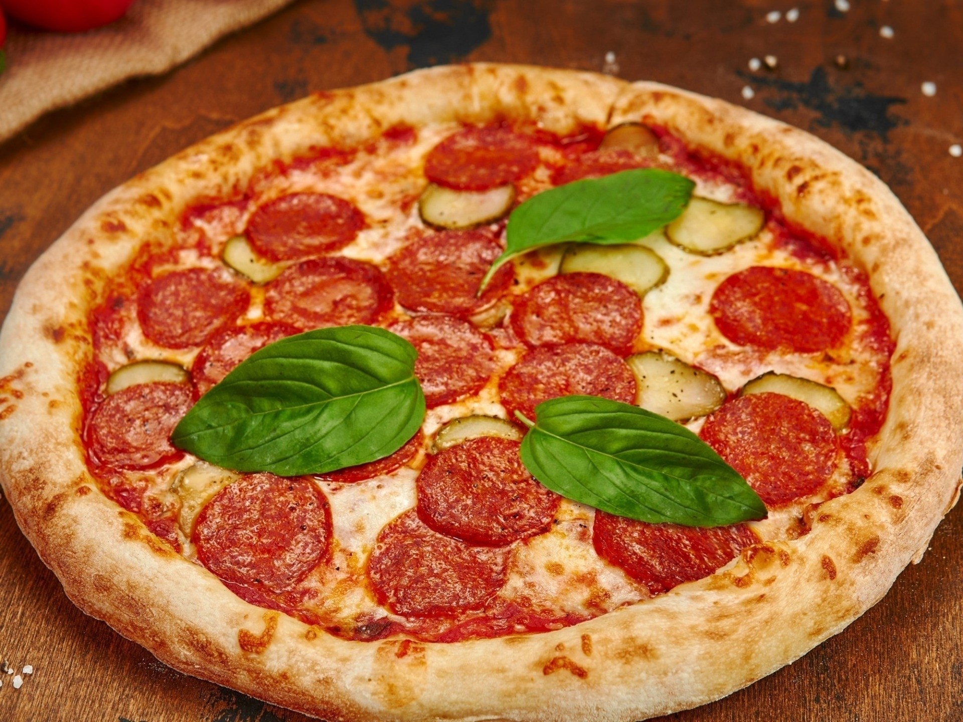 Пицца Пеперони по-деревенски 30 см