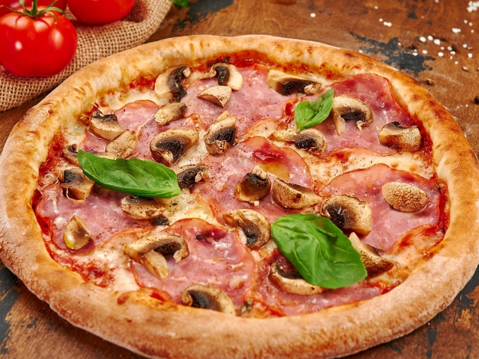 Пицца ветчина-грибы 30 см