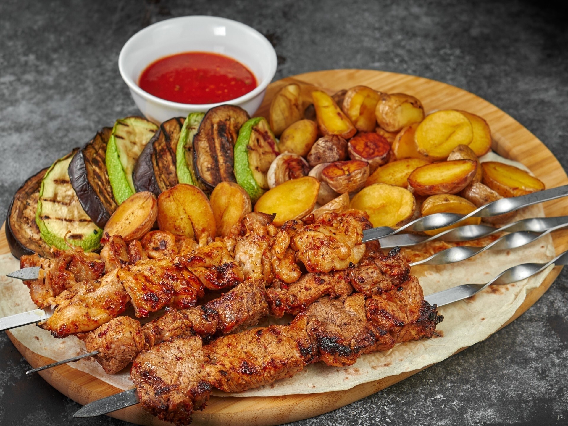 КОМБО: хочу шашлык на четверых