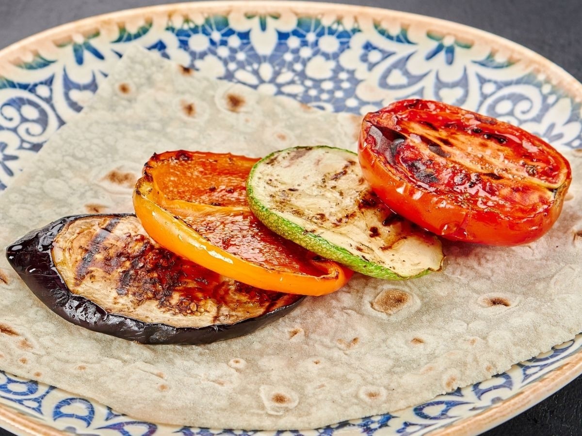 Овощи с открытого огня