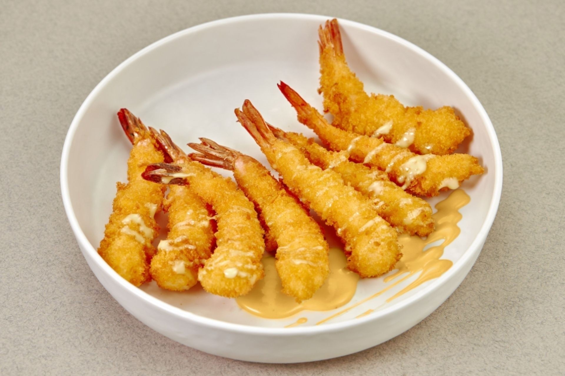 Креветки панко с соусом Юдзу майо