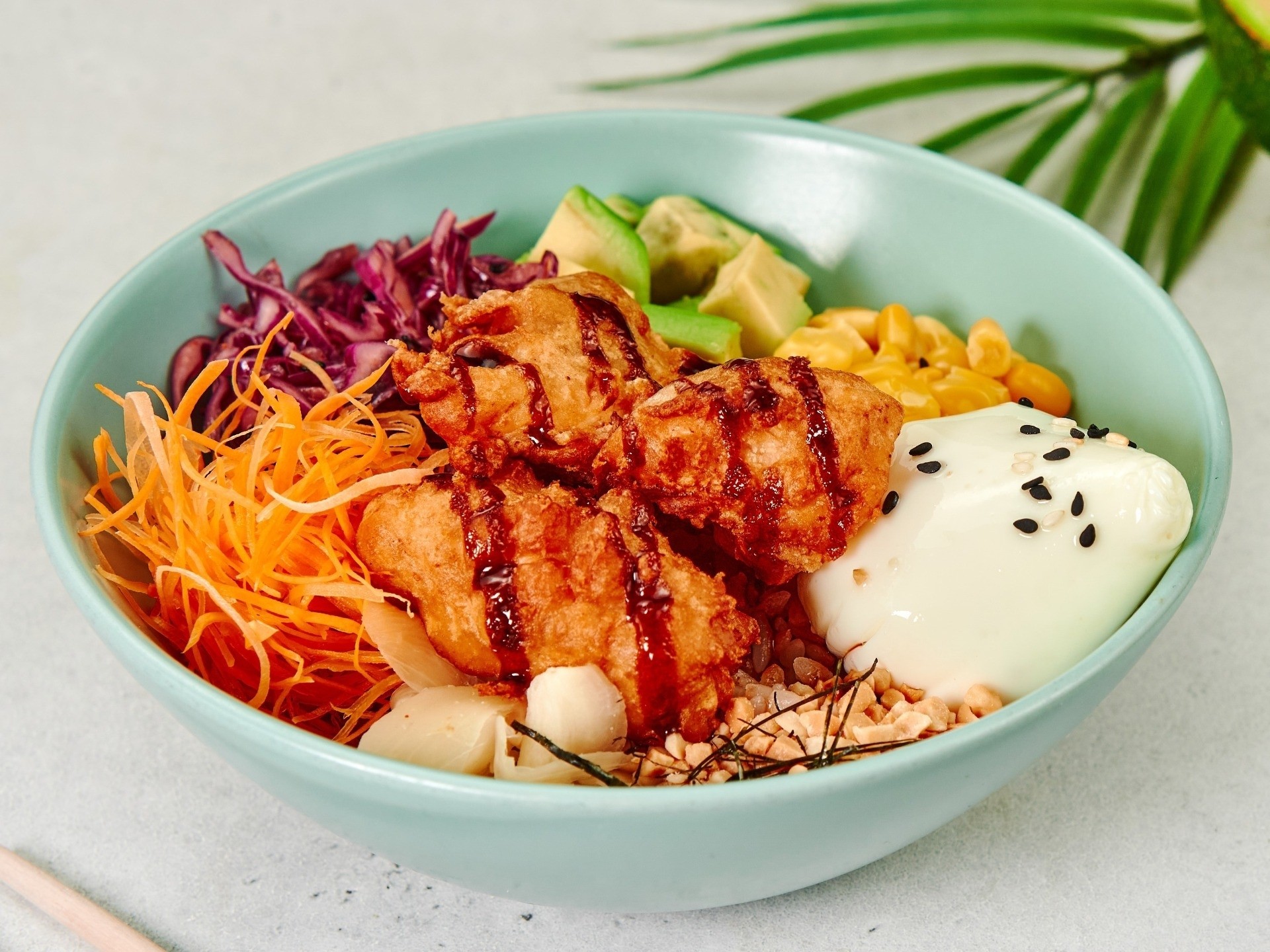 Поке с курицей терияки BIG