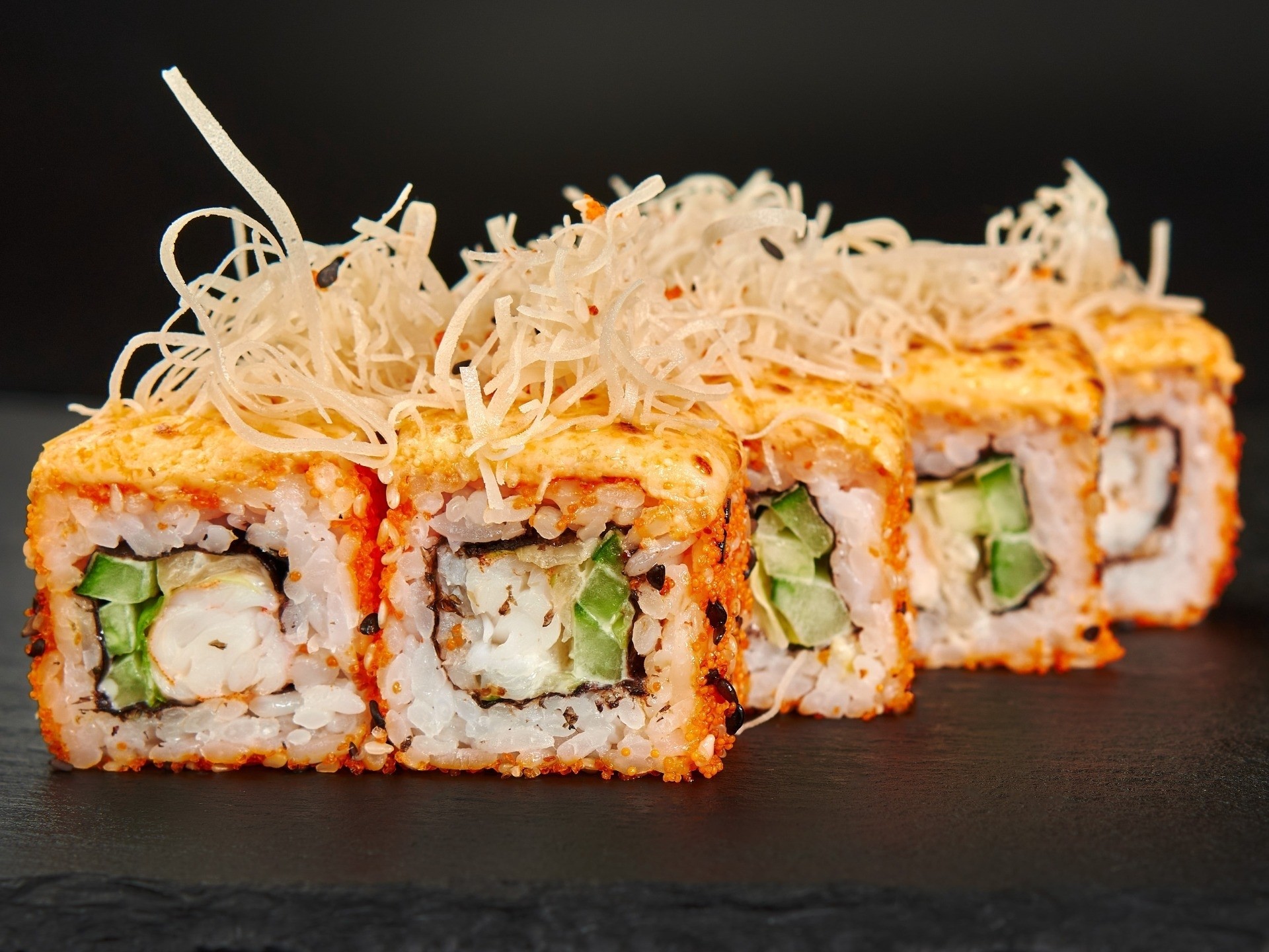 Запеченный с креветкой